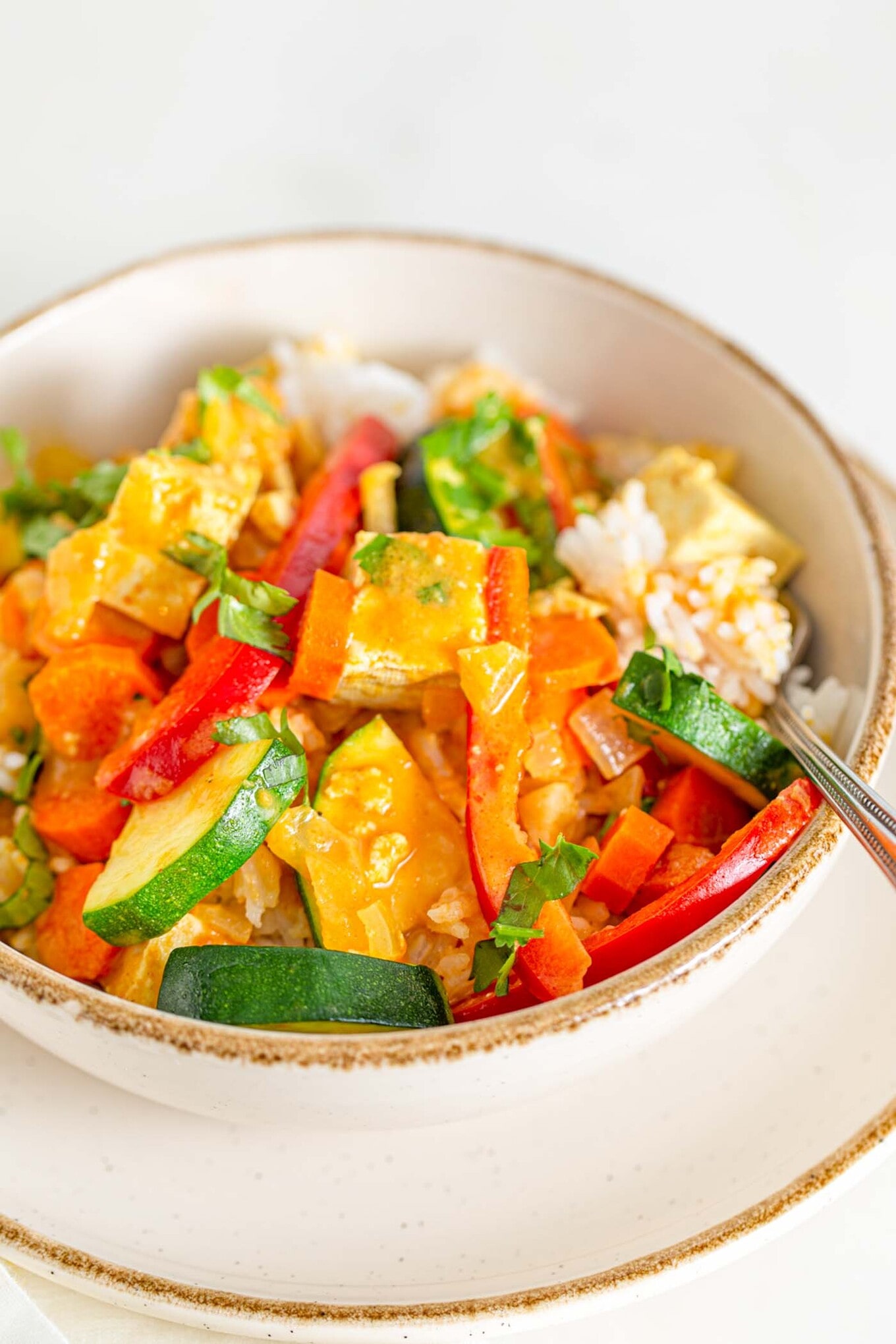 Vegan Panang Curry with Tofu