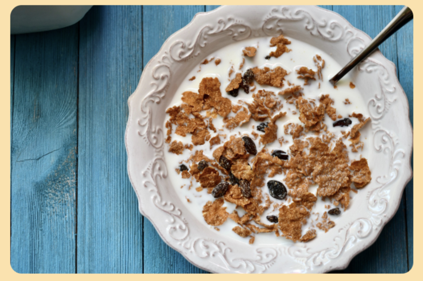 Raisin Bran with Almond Milk